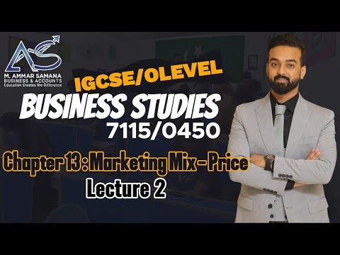 Business Studies OLEVELS & IGCSE Class 50 – Chapter 13 Marketing Mix - Pricing strategies