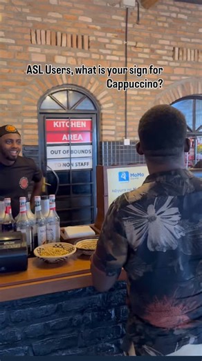 My Rwandan Barista wants to know how you sign “Cappuccino” in ASL. I am curious what is the sign language for my favorite coffee, in other sign languages too. Please feel free to comment below, add the country sign language you are using. Thank you! #cappuccino #cappuccinolover #cofeesignlanguages | Isidore Niyongabo