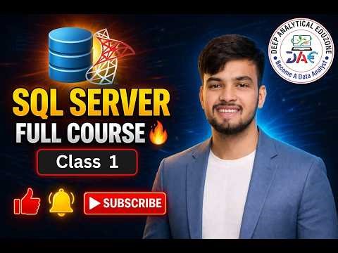 SQL Server 1st Live Class in Hindi - #SQLServer #SQLTutorial #SQLServerHindi