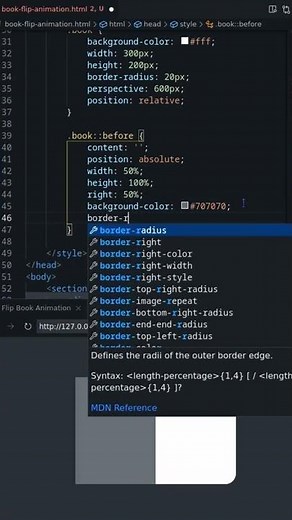 How to Create Page Flipping Animation using HTML & CSS Transform | Geekboots
