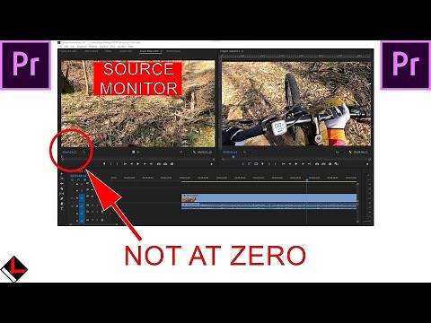 Premiere Pro wrong timecode in source monitor. Should start at zero 0