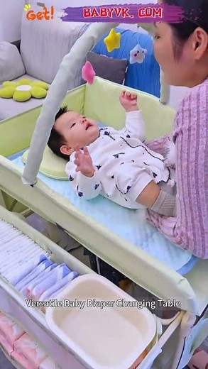 Versatile Baby Diaper Changing Table: Make Diaper Duty Fast and Easy #BabyCare #ParentingTips