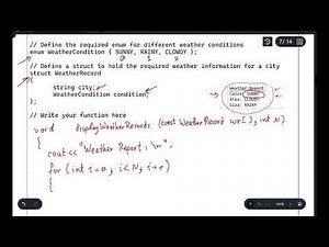 C++ Procedural Programing - Midterm Exam Sample (On paper)