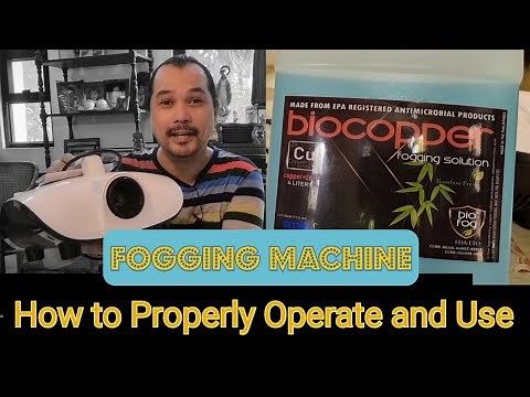 How to Properly Use Fog Machine for Disinfection / Turtle Type 900 watts Complete Set Up and Review