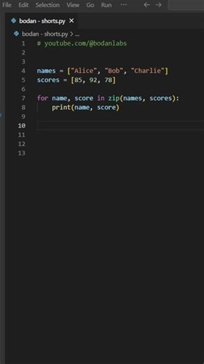 Python on Speed ⚡: 33. zip() Function in Python