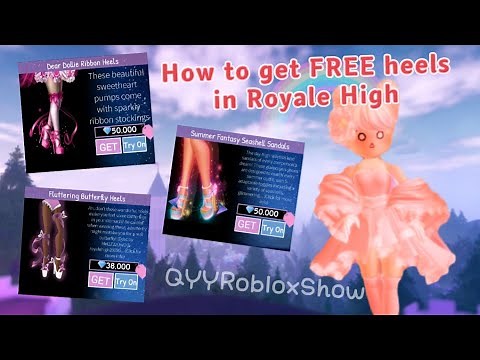 🤭 How to get FREE heels in Royale High (Easy)
