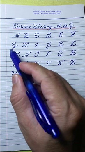 How to write English capital letters | Cursive writing A to Z | Cursive handwriting practice | ABCD