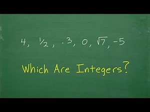 Integers – Easy, Clear and Understandable Definition