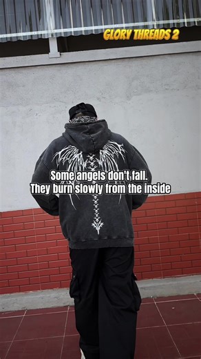 Angel wing graphics that hit hard in any Y2K gothic outfit. #AngelWings #GothicAngel #Y2KGothic #DarkAesthetic #AngelWingShirt