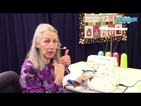 Janome 8002D Serger Overlock Lesson - Basic Operations
