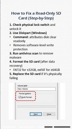 SD Card Read Only? Here’s the Real Fix. #sdcard