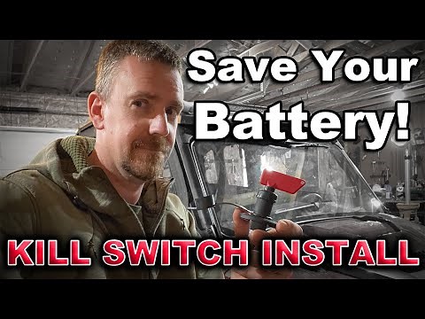 Save Your Battery! Polaris General Kill Switch Installation - UTV maintenance / UTV storage