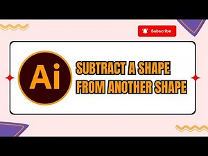 How to Subtract Shapes in Adobe Illustrator