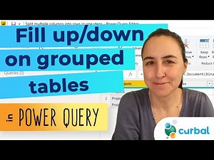 Fill up/ down with conditions in Power Query