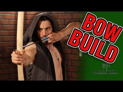 Build A Bow With Wood From Home Depot! Step By Step Instructions | Skill Tree