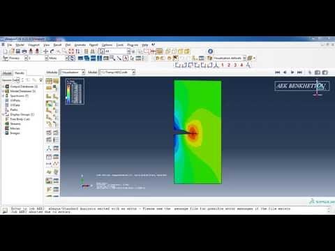 XFEM Method Using ABAQUS