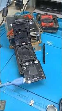 Smart Connects UFS 3.1 BGA Soldering BGA153 to Easy JTAG Plus 254 Original ISP mode UFS Connection