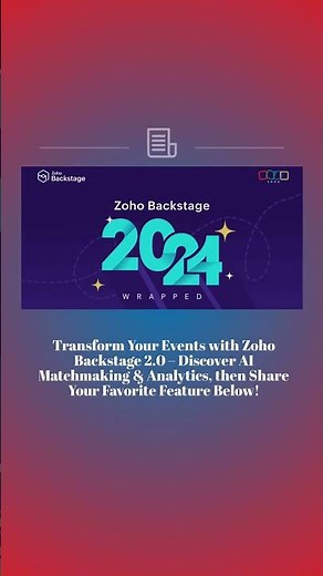 Zoho Backstage 2024 in review: A year of innovation and growth