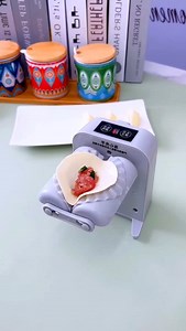 Do you love making dumplings from scratch but hate the tedious process? 🙄 Well, fear no more because I have found the ultimate solution for you! 💡Introducing the Automatic Electric Dumpling Press Maker Machine! 💫This game-changing machine is adjustable and easy to operate, making your dumpling making experience a breeze. 🌟Plus, it comes with a spoon and brush for extra convenience. 🙌 Say goodbye to messy countertops and hello to perfectly shaped dumplings every time. 😍 Trust me, you won't 