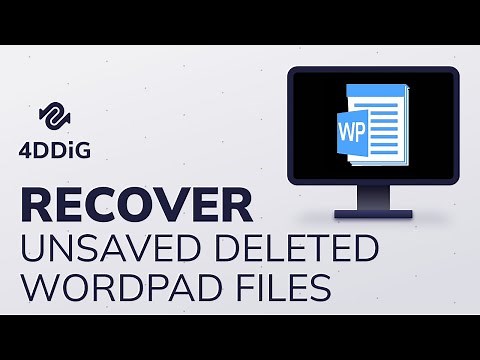 [2022]Recover WordPad Documents | How to Recover Unsaved/Deleted/Lost WordPad Files in 3 Ways!