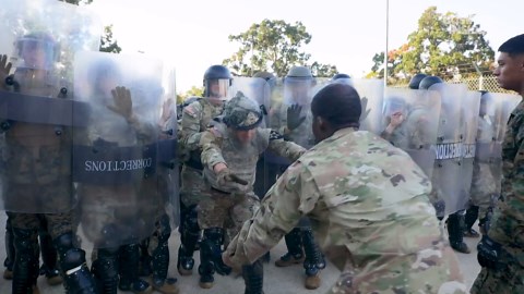 How military police soldiers are trained