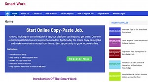 Copy Paste Job » SmartOnlineWork.com | Fake or Real?