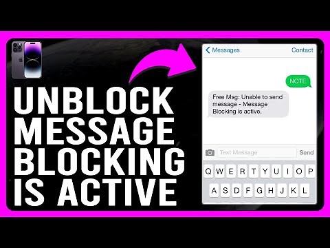 How to Unblock Message Blocking is Active (How to Fix Message Blocking is Active Error)