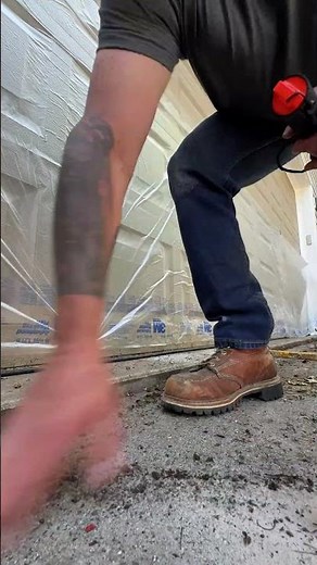 How to Lift and Level a Concrete Garage Apron. Come along for the ride as we lift this concrete slab