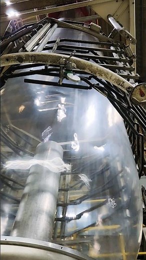 Blown film extrusion process #machine #plasticextrusion