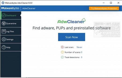 Malwarebytes AdwCleaner