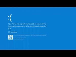 Windows 10 Blue Screen of Death - 1 Hour - 4K Resolution