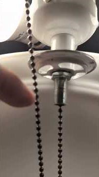 How to Fix a Stuck Ceiling Fan Chain Pull (Quick & Easy) #shorts