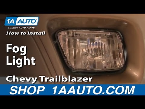 How to Replace Fog Light 02-05 Chevy Trailblazer