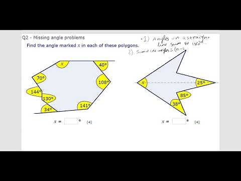 Concave Polygons Sum of angles in polygon support