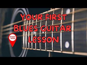 Your First Blues Guitar Lesson (12 Bar Blues Rhythm and Easy Soloing)