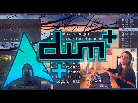 my full tiling wm setup: bar, editor, utilities, scripts, colors