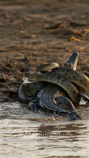 ANACONDA vs. CAIMAN: Who Will Win?! (Brutal Wildlife Fight)