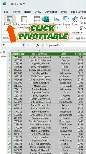 How to Create a PivotTable in Excel Fast