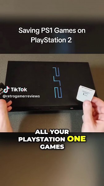 Remember how you needed a PS1 memory card to save on PlayStation 2? #sony #playstation #ps1 #ps2 #retrogaming #funny #retrogames