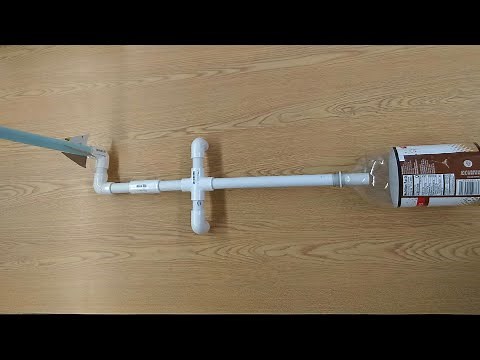 Adjustable PVC Rocket Launcher