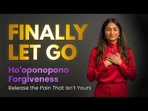 Ho'oponopono Forgiveness Meditation | Release Someone Who Hurt You & Finally Let Go | Deep Healing
