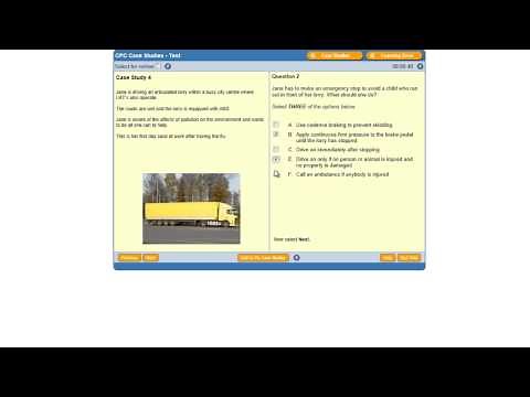 Driving Theory 4 All: LGV Driver CPC Step 2, Practice Case Studies