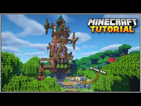 Minecraft Tutorial - How to Build a Fantasy Steampunk House in Minecraft