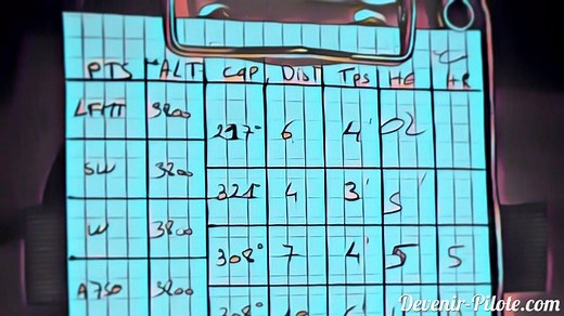 Log de Navigation VFR : Comment le remplir. Nav vers LFCM (Jour 27) - Devenir Pilote Privé