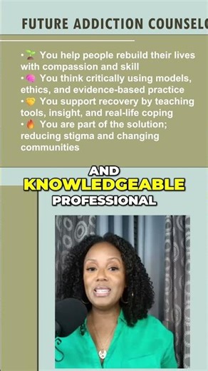 Future Addiction Counselors: Watch This!