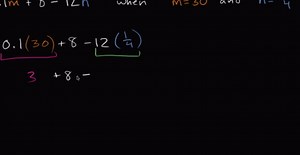 Evaluating expressions with two variables: fractions & decimals