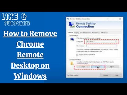 How to Remove Chrome Remote Desktop on Windows