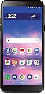 TracFone LG Journey 4G LTE Prepaid Smartphone (Locked) - Black - 16GB - SIM Card Included - CDMA