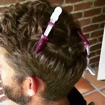 Short hair install of double ended dreadlocks