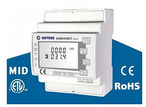 [Hot Item] Three 3 Phase Growatt Smart Electricity Meter Digital LCD Display Household Smart Energy Meter